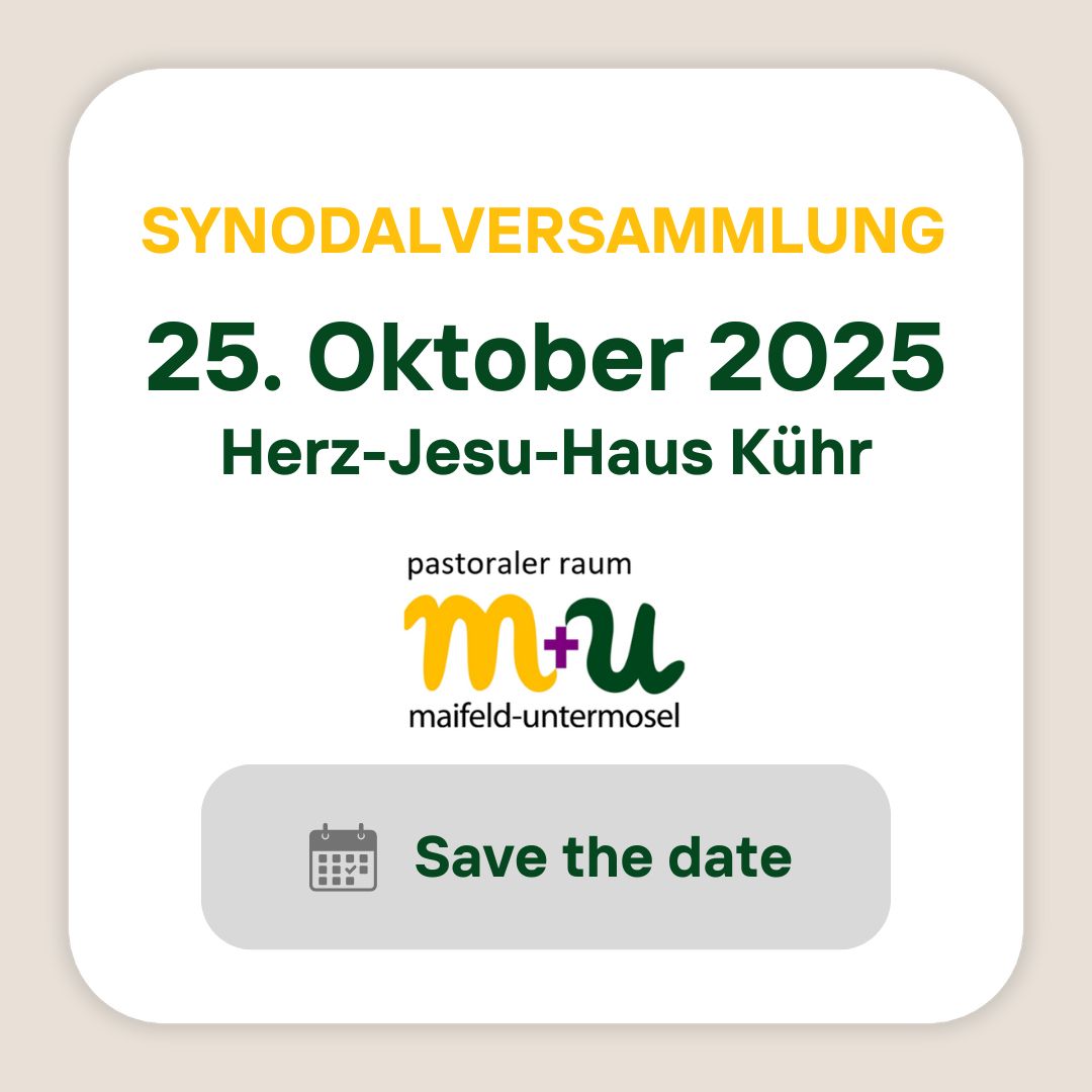 Save the Date - Synodalversammlung