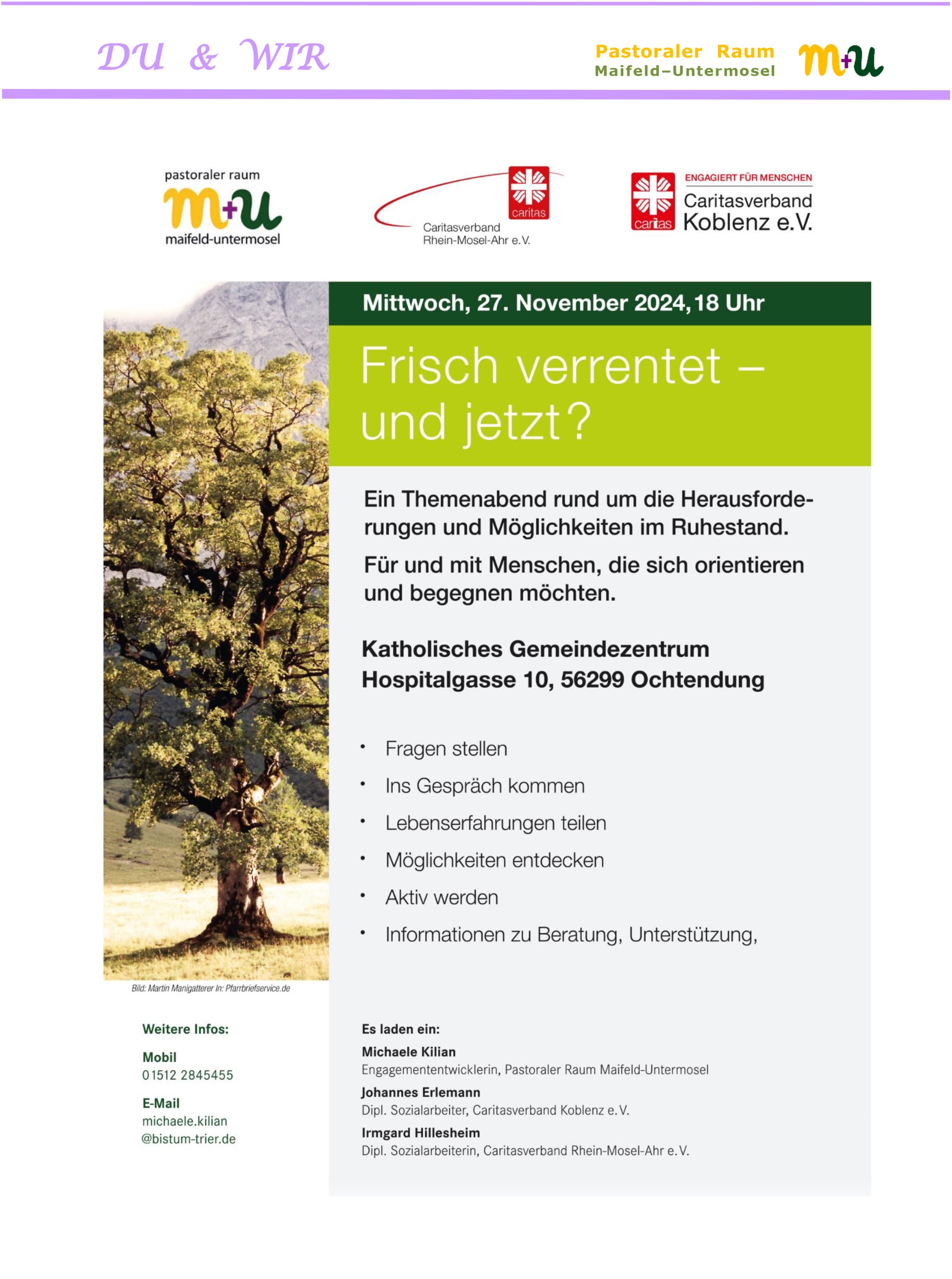 Frisch verrentet-was nun?